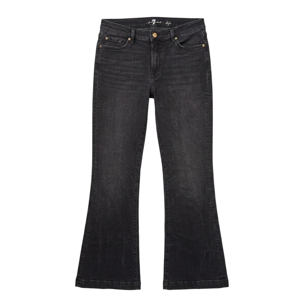 7 For All Mankind Black Dojo Jeans Size 32